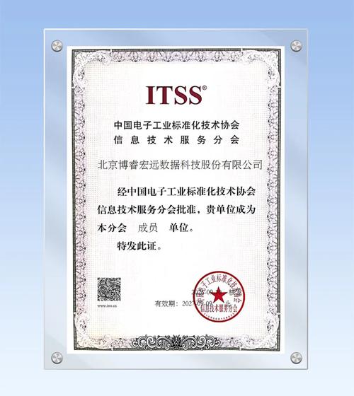 博睿数据加入ITSS分会 以标准化引领信息技术咨询服务新篇章